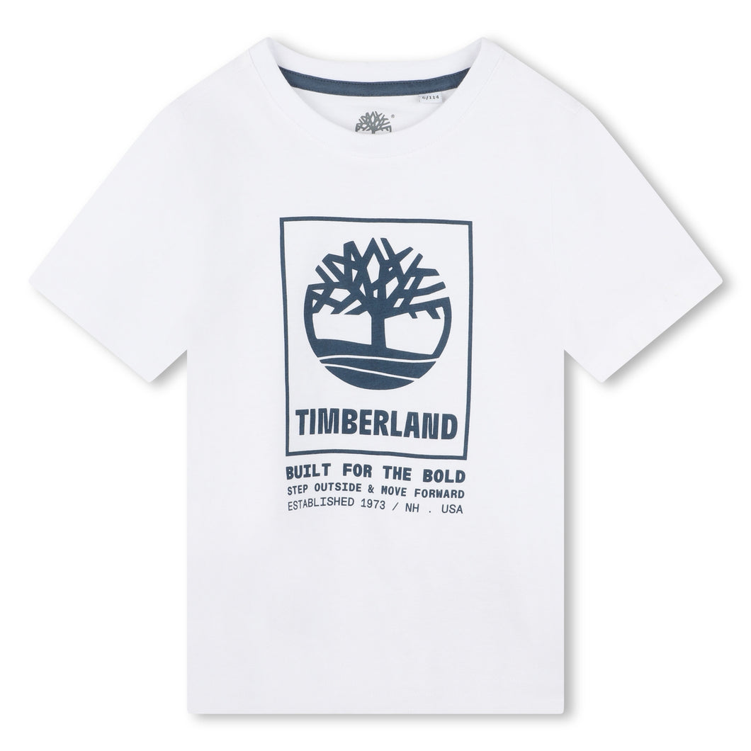 NEW White Timberland tshirt T60100