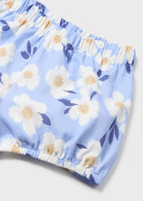 Load image into Gallery viewer, Blue Floral 2 piece short set 1232
