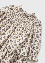Load image into Gallery viewer, Baby smocked leopard print dress 2981
