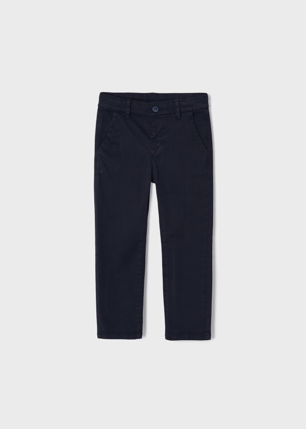 Boys Cotton navy trousers 513