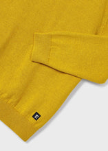 Load image into Gallery viewer, Boys cotton mustard knit jumper 323
