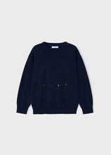 Load image into Gallery viewer, Boys knitted embroidered jumper 4109
