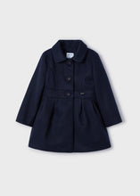 Load image into Gallery viewer, Mayoral Navy Cloth Coat 4406
