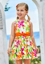 Load image into Gallery viewer, Floral Back Bow Dress 3919
