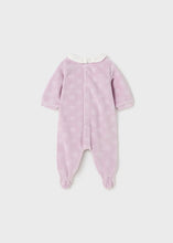 Load image into Gallery viewer, Lilac velour baby grow 2739
