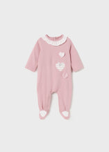 Load image into Gallery viewer, Pink hearts babygrow 1738
