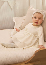 Load image into Gallery viewer, Mayoral Newborn Off white Special dress 2822

