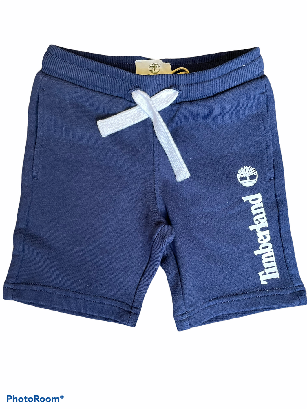 Timberland navy jersey jogger shorts