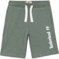 Timberland Khaki green jersey jogger shorts