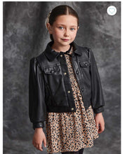 Load image into Gallery viewer, Abel &amp; Lula faux leather jacket
