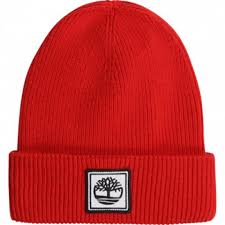 Timberland red logo hat